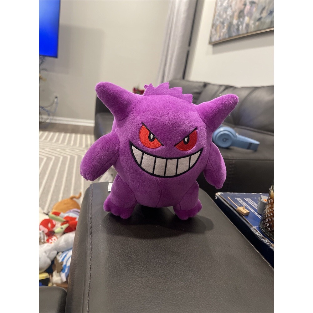 Pokemon Center 2018 Gengar Poke Plush Toy Stuffed Animal Collectible 6 1/2 in